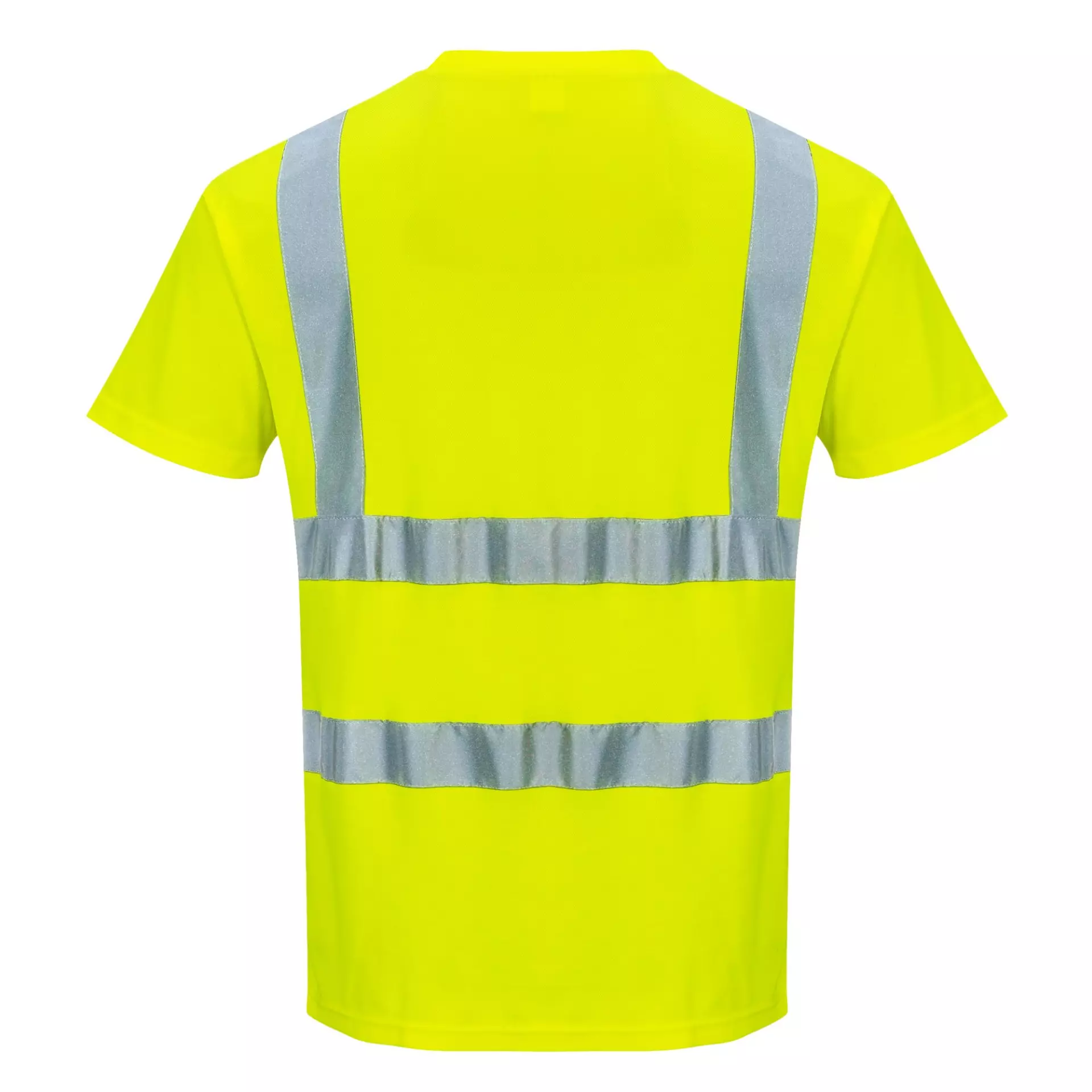 Portwest S170YER, Hi-Vis Cotton Comfort T-Shirt S/S, Yellow, image 2