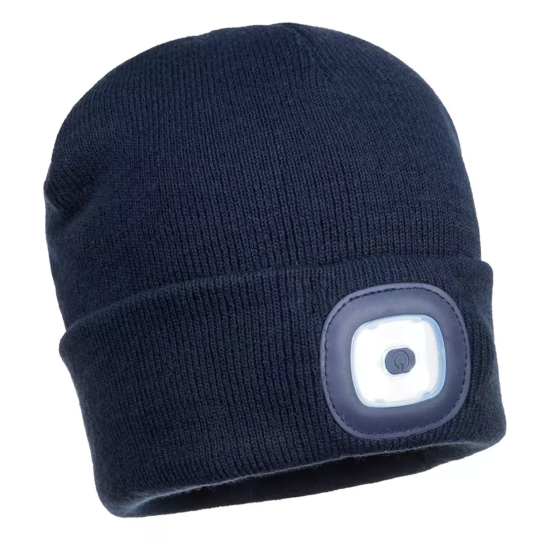 Portwest B028BKR, Rechargeable Twin LED Beanie, Black, image 3