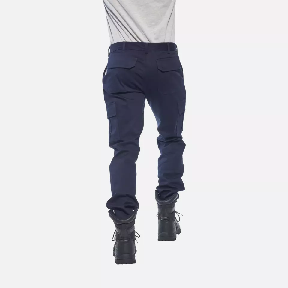 Portwest S231BKR, WX2 Eco Stretch Slim Fit Combat Trousers, Black, image 4, gallery thumbnail