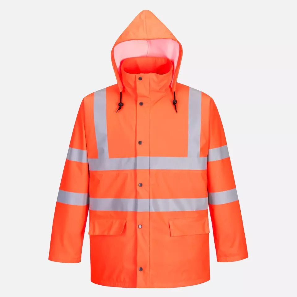 Portwest S490ORR, Sealtex Ultra Hi-Vis Winter Jacket, Orange, image 3, gallery thumbnail