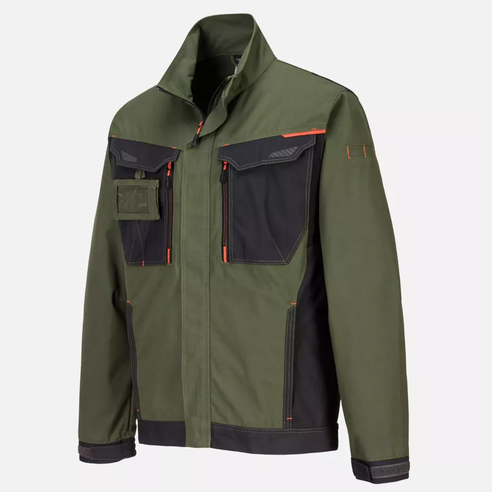Portwest T703OGR, WX3 Work Jacket, Olive Green, image 4, gallery thumbnail