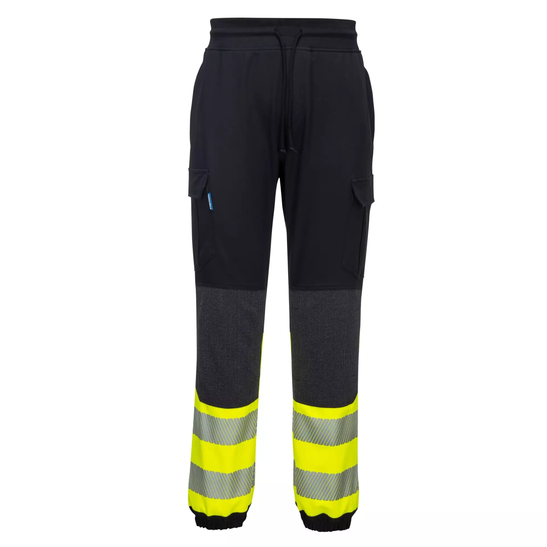 Portwest KX341KYR, PW3 Hi-Vis Flexi Class 1 Jogger, Black/Yellow, image 1