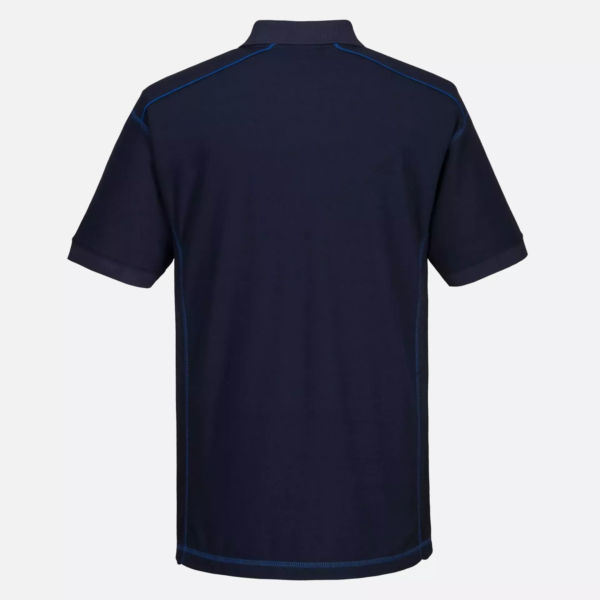 Portwest B218NRR, Essential Two Tone Polo Shirt, Navy/Royal, image 1