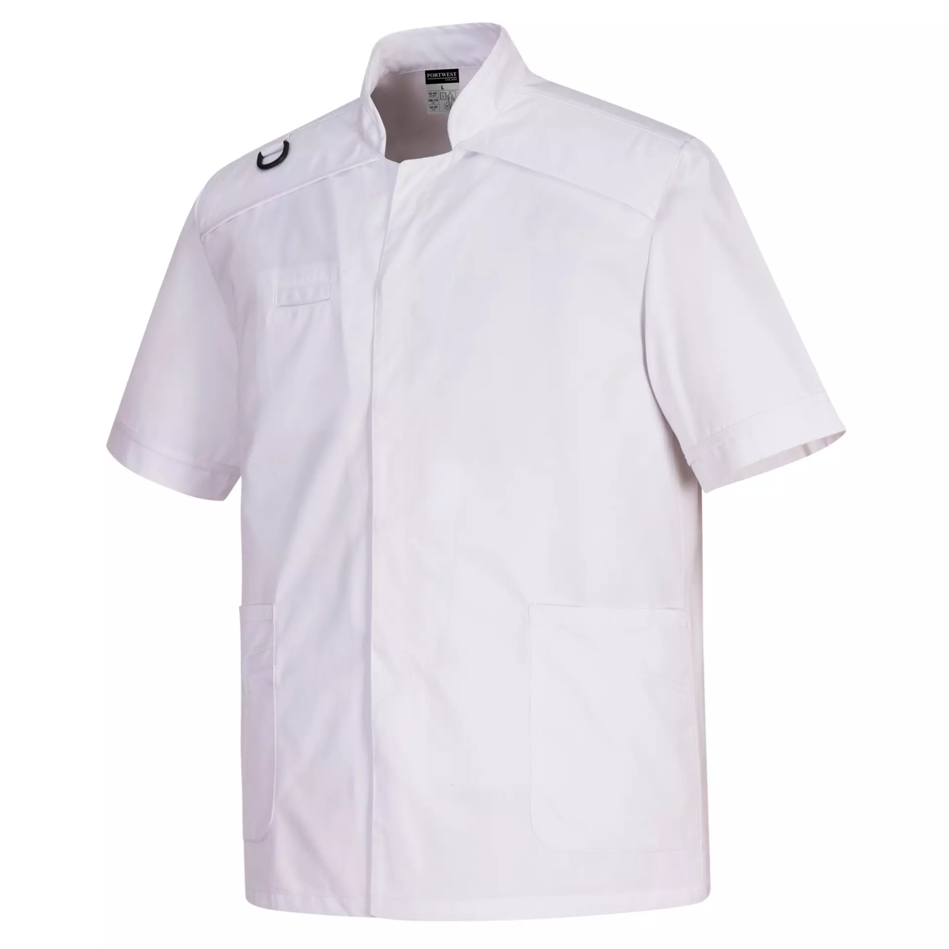 Portwest C821WHR, Men's Medical Tunic, White, image 3