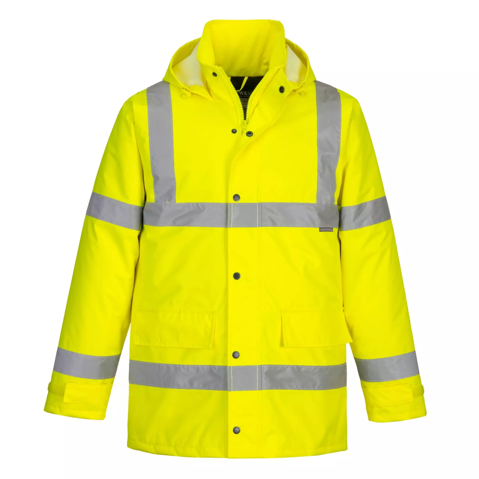 Portwest S460YER, Hi-Vis Winter Traffic Jacket, Yellow, image 1