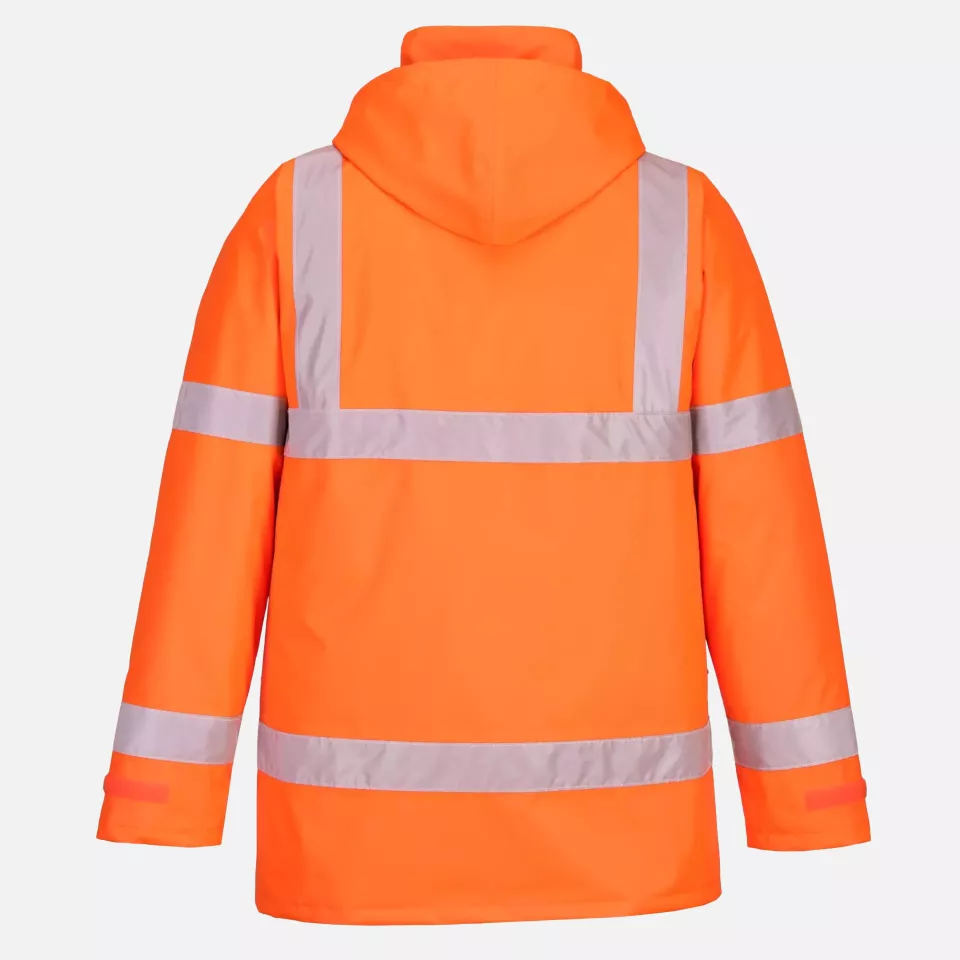 Portwest EC60ORR, Eco Hi-Vis Winter Jacket, Orange, image 2, gallery thumbnail