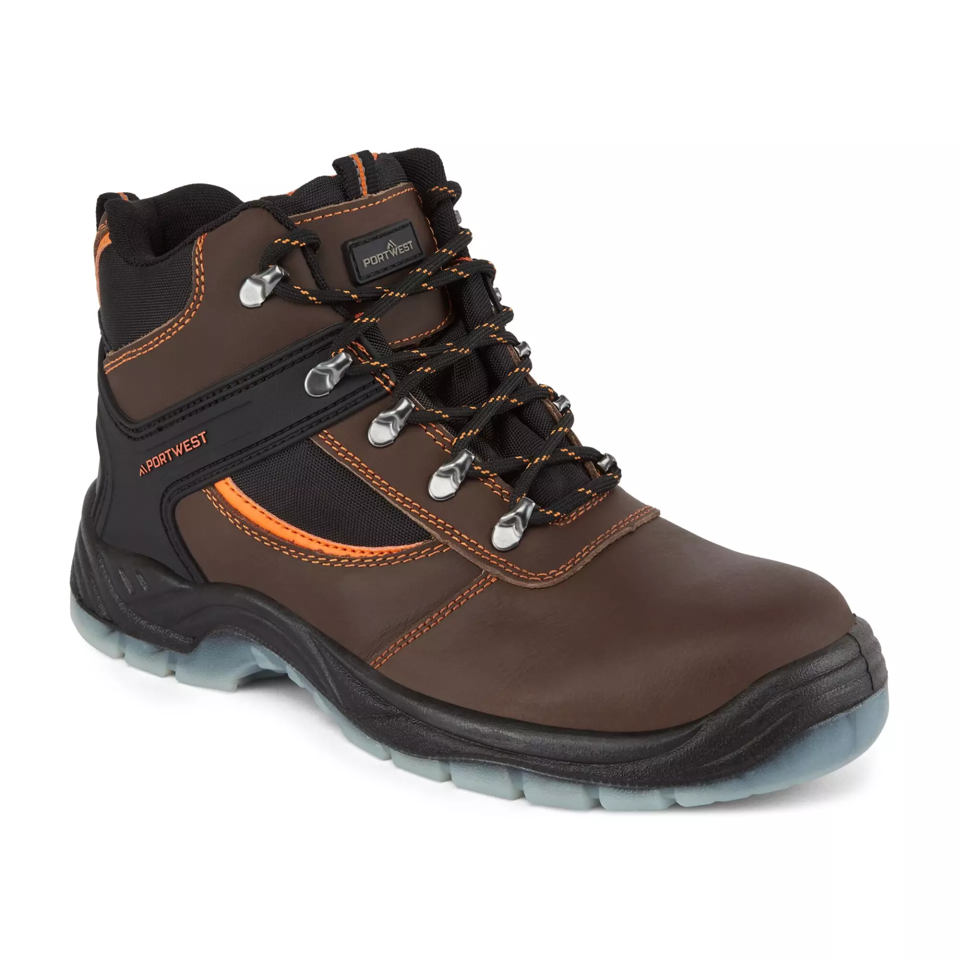 Portwest FW69BRR, Steel Leather Hiker Boot S3 SRC, Brown, image 2
