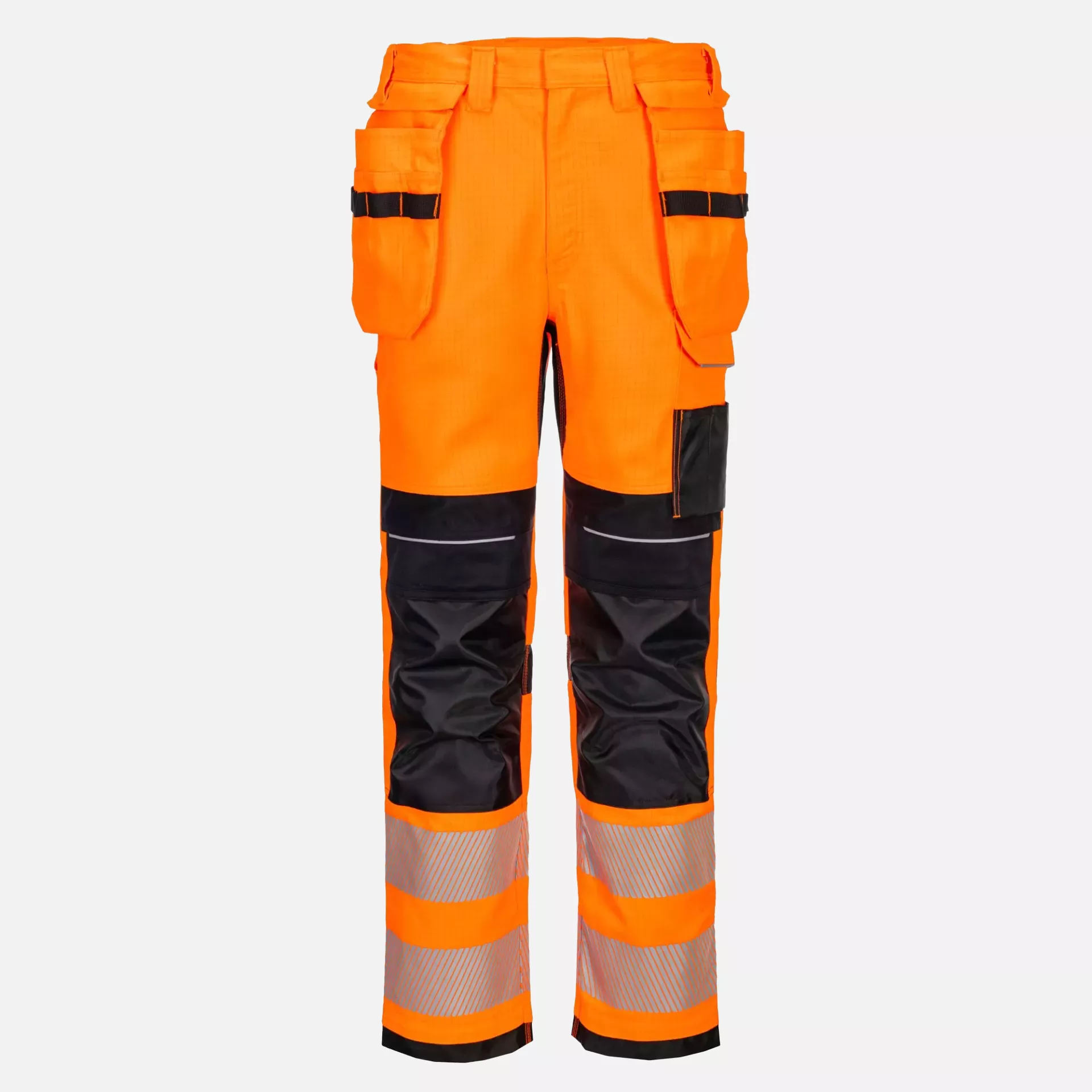Portwest FR415OBR, PW3 FR Modaflame HVO Holsterhose, Orange/Schwarz, image 1