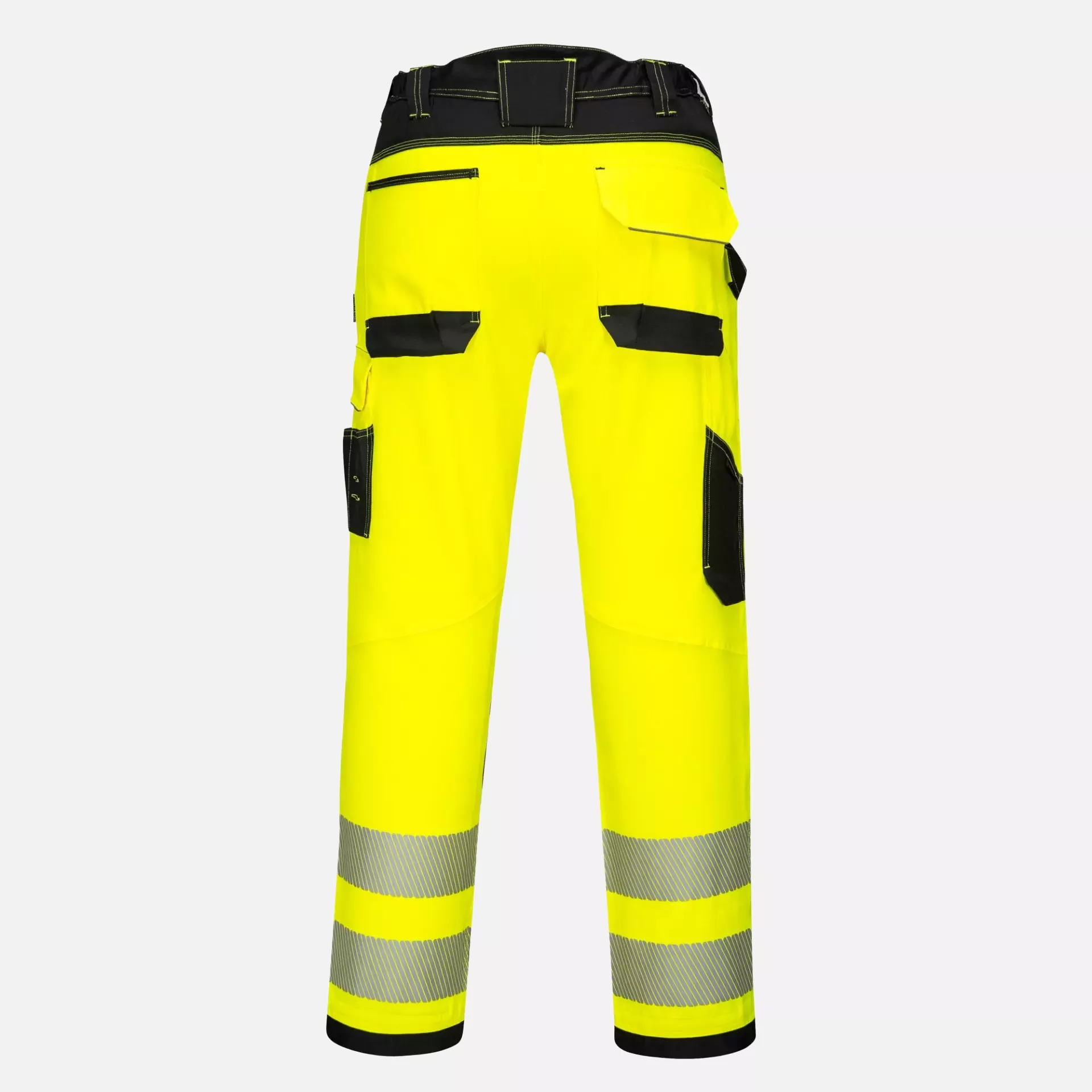 Portwest PW340YBR, PW3 Hi-Vis Work Trousers, Yellow/Black, image 2