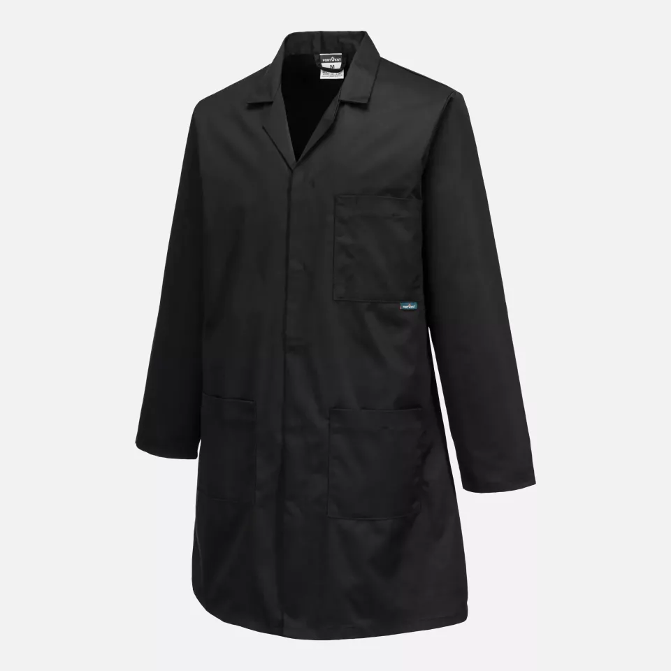 Portwest 2852BKR, Standard Mantel, Schwarz, image 3, gallery thumbnail