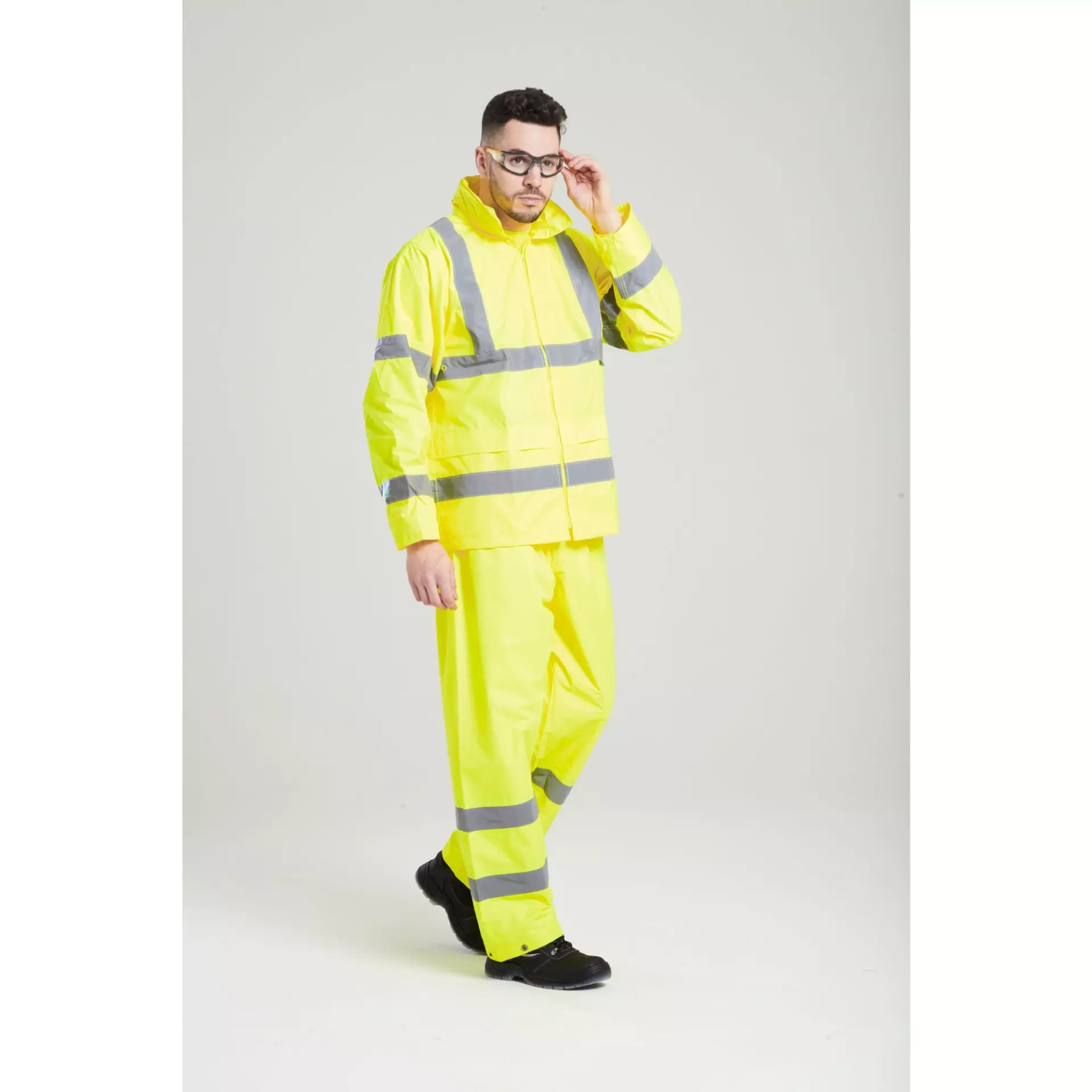 Portwest H440YER, Hi-Vis Rain Jacket, Yellow, image 6