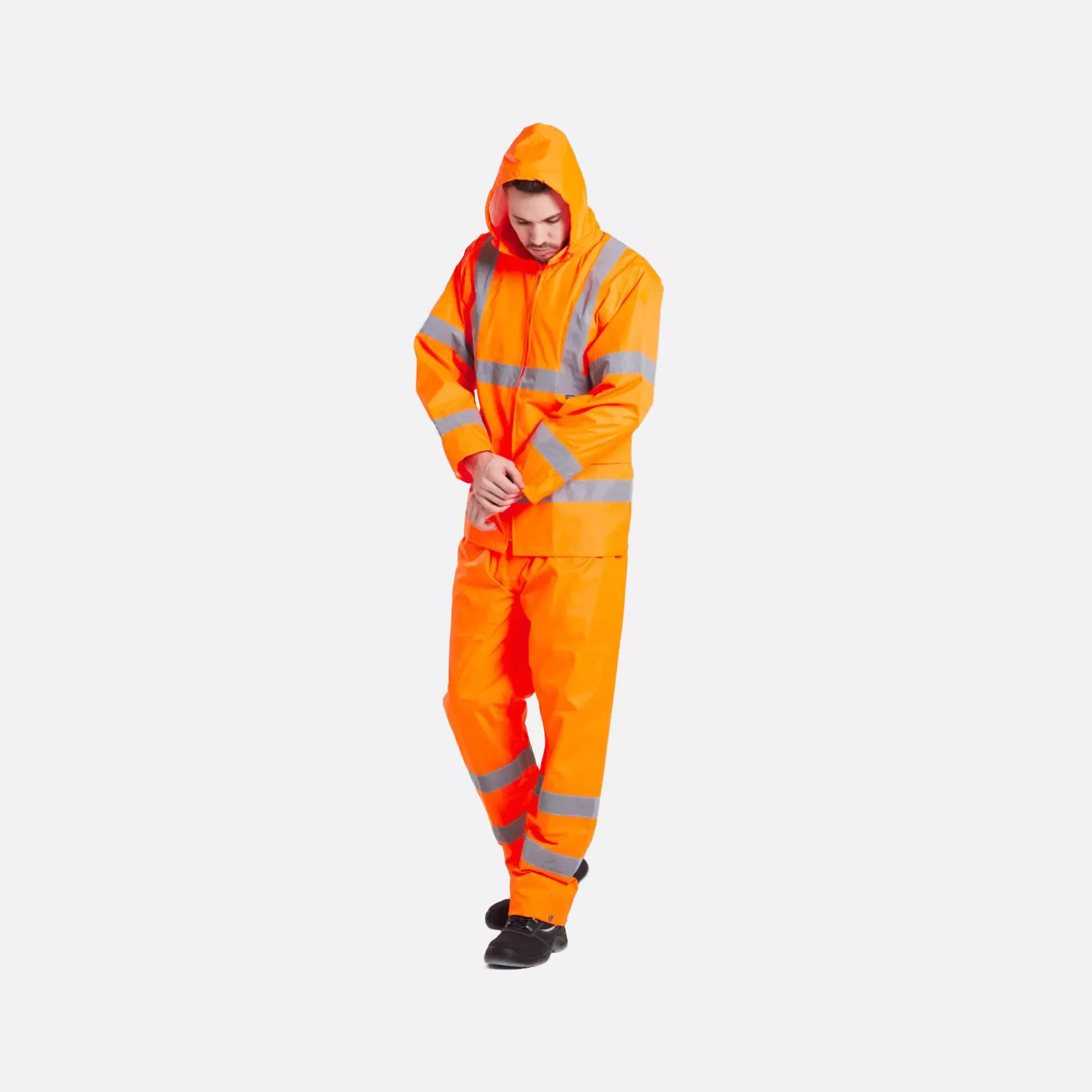 Portwest H440ORR, Hi-Vis Rain Jacket, Orange, image 5