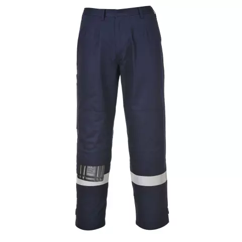 Portwest Bizflame Work Trousers, Navy