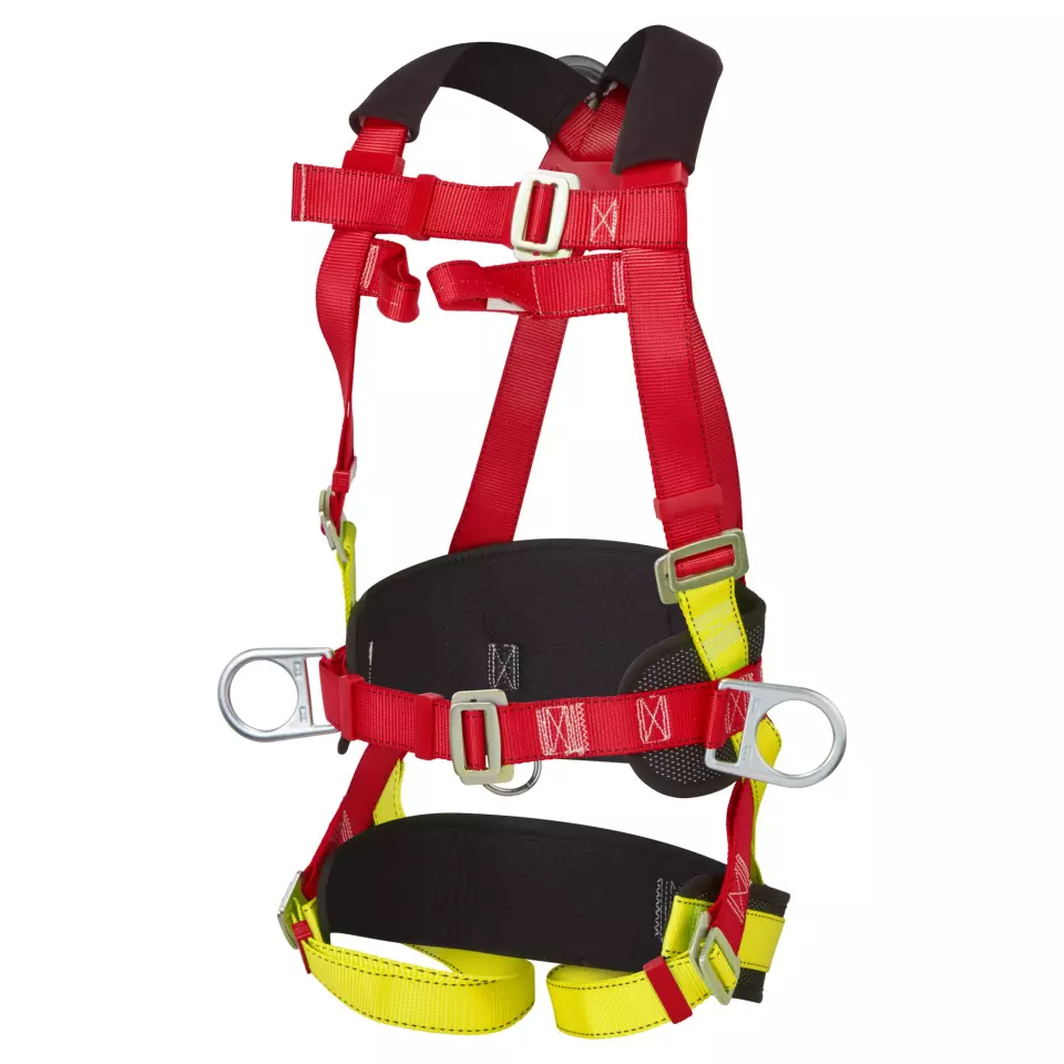 Portwest FP18RER, 3 Point Comfort Plus Harness, Red, image 4, gallery thumbnail