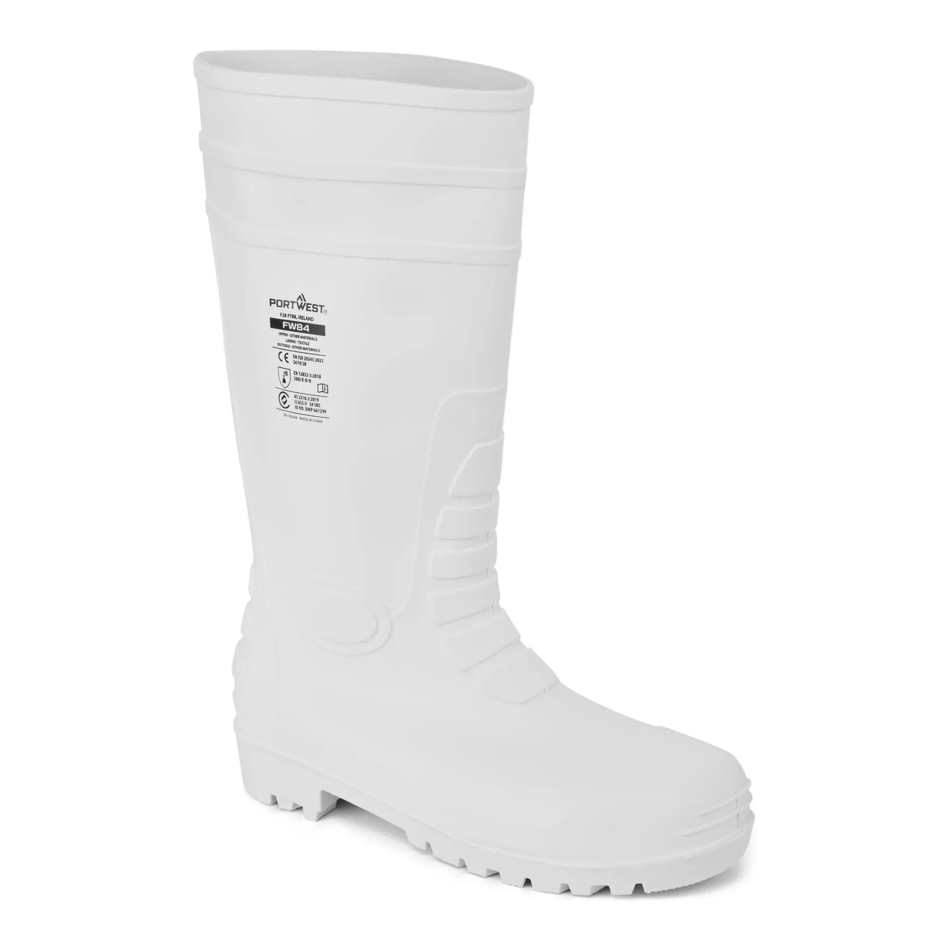 Portwest FW84WHR, Steel PVC Food Wellington S4 FO, White, image 2