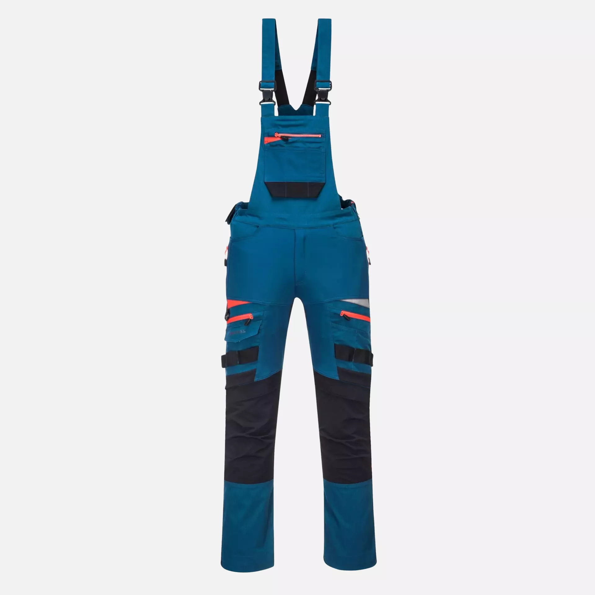 Portwest DX441MBR, DX4 Work Bib and Brace, Metro Blue, image 1