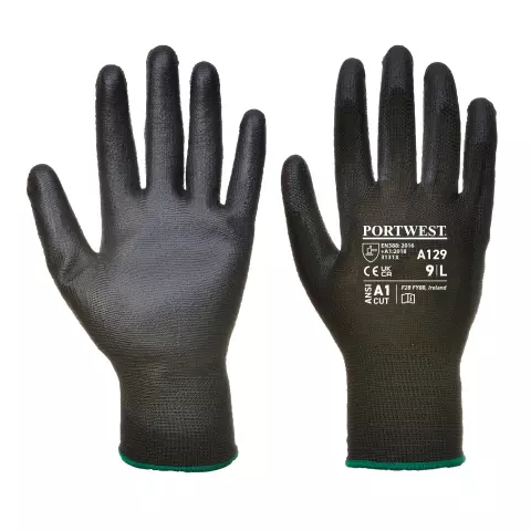Portwest PU Palm Glove - Carton, Black