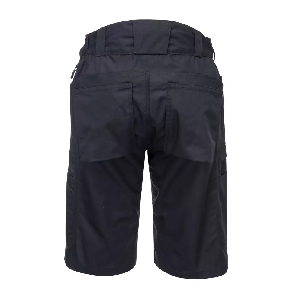 Portwest KX340BKR, KX3 Ripstop Shorts, Black, image 2, gallery thumbnail