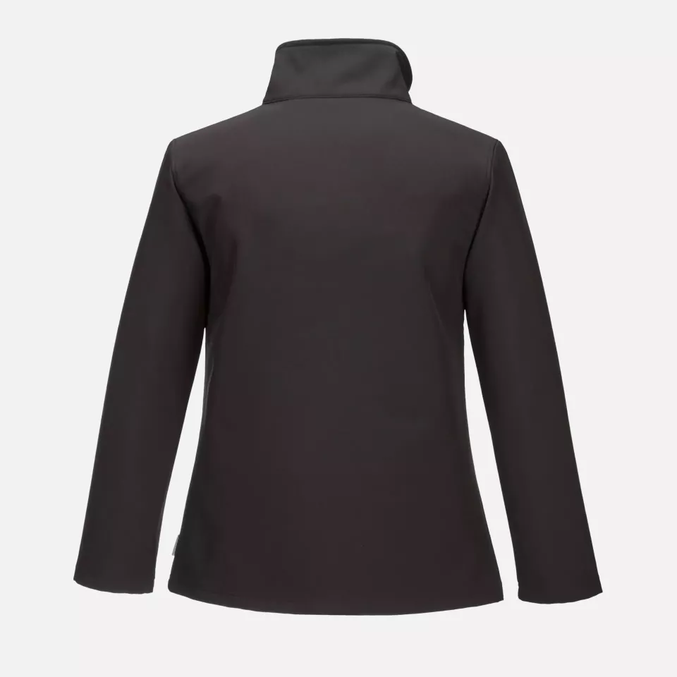 Portwest TK21BKR, Women's Print and Promo Softshell (2L), Black, image 2, gallery thumbnail