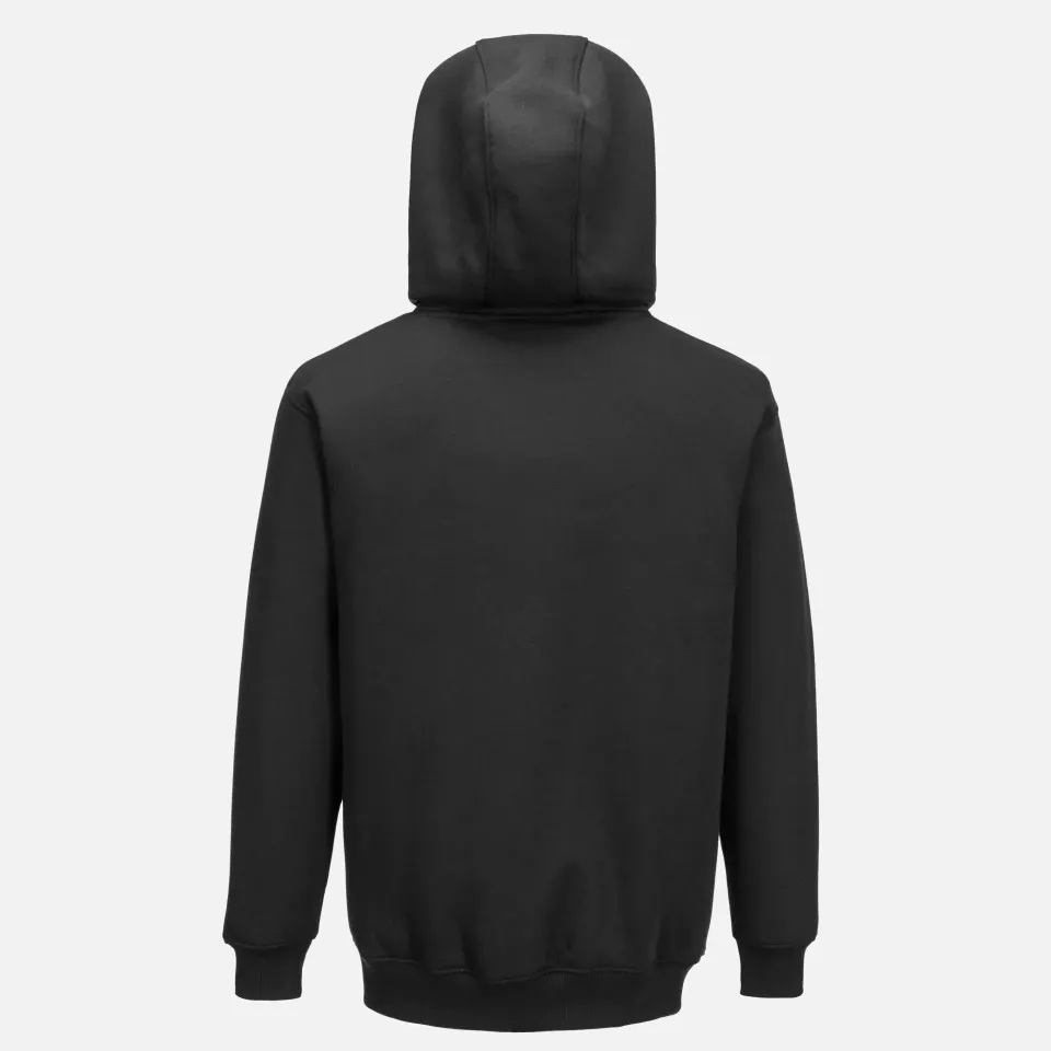 Portwest B302BKR, Roma Hoodie, Black, image 2, gallery thumbnail