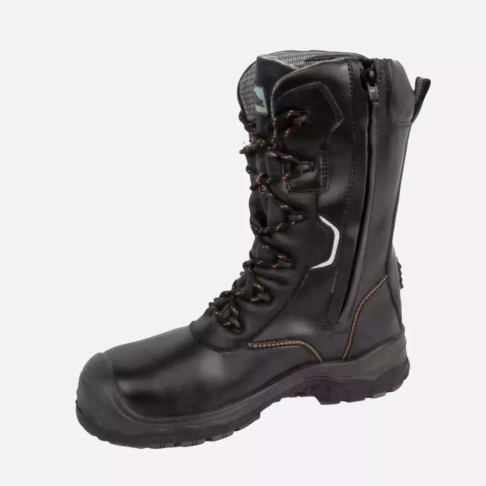 Portwest FD01BKR, Composite Leather Traction Boot 10" S7L HRO CI FO, Black, image 2, gallery thumbnail