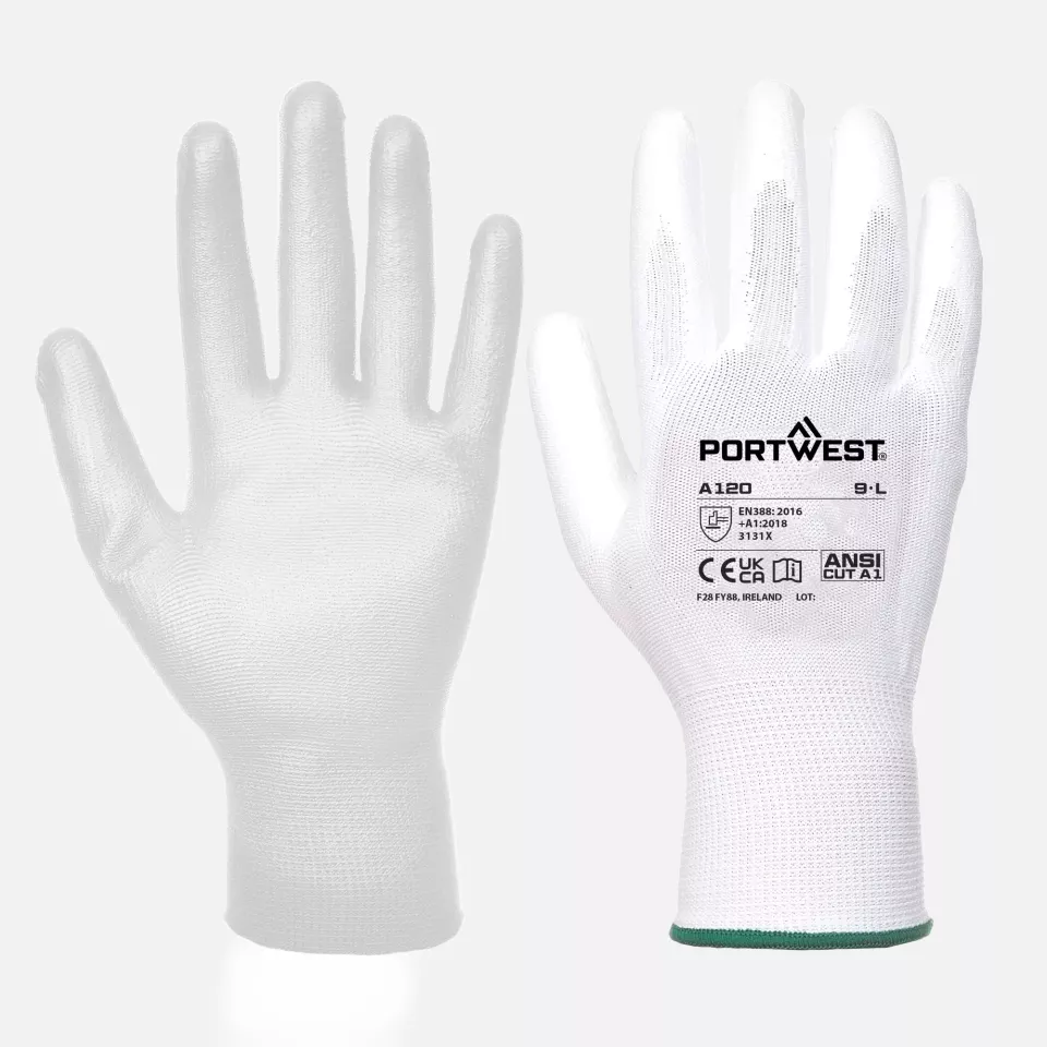 Portwest A120WHR, PU-Handschuh, Weiß, image 3, gallery thumbnail