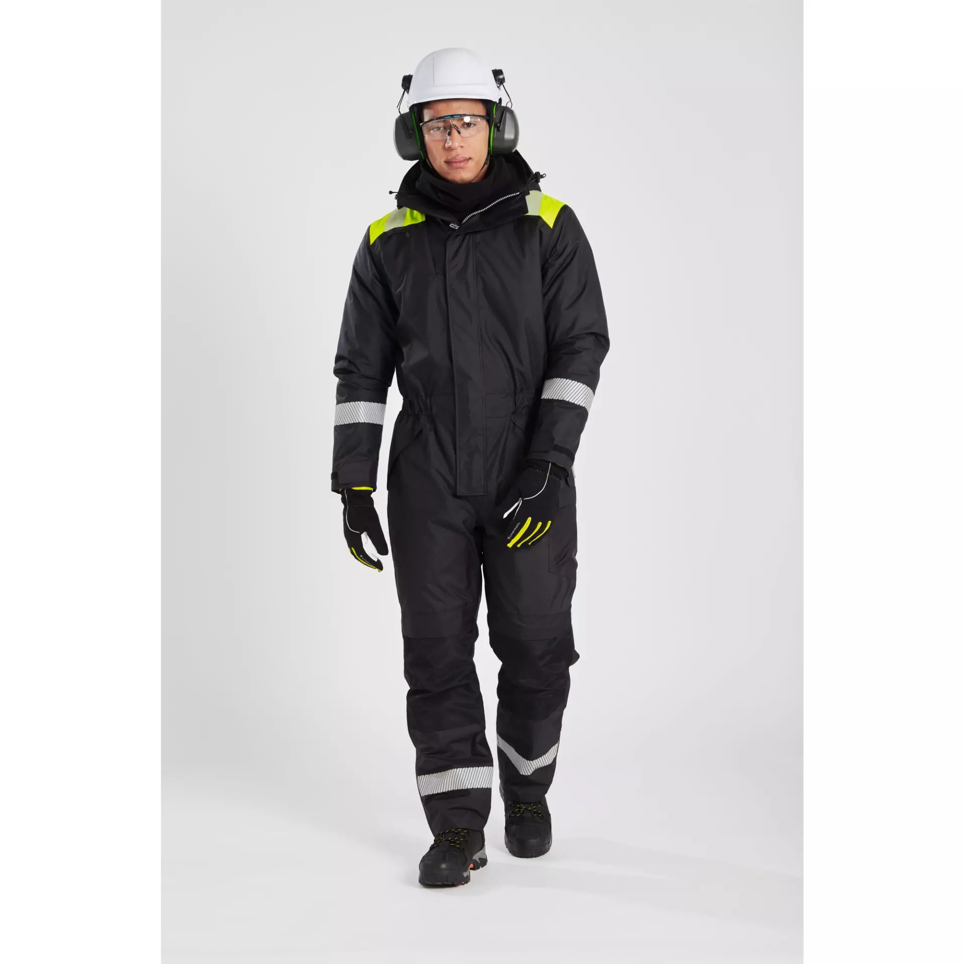 Portwest PW353BKY, PW3 Winter-Overall, Schwarz/Gelb, image 5