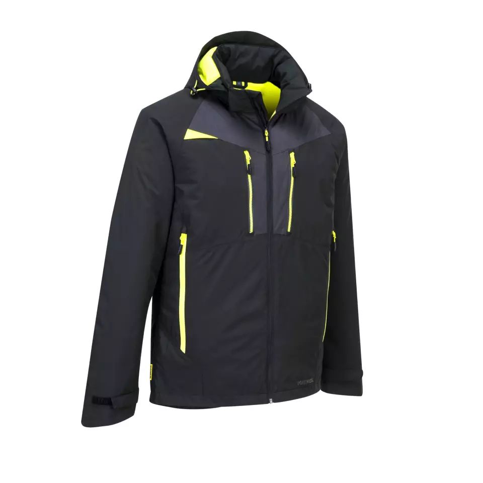 Portwest DX460BKR, DX4 Winter Jacket, Black, image 4, gallery thumbnail
