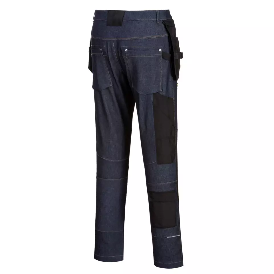 Portwest KX342INR, KX3 Holster Denim Trousers, Indigo, image 3, gallery thumbnail