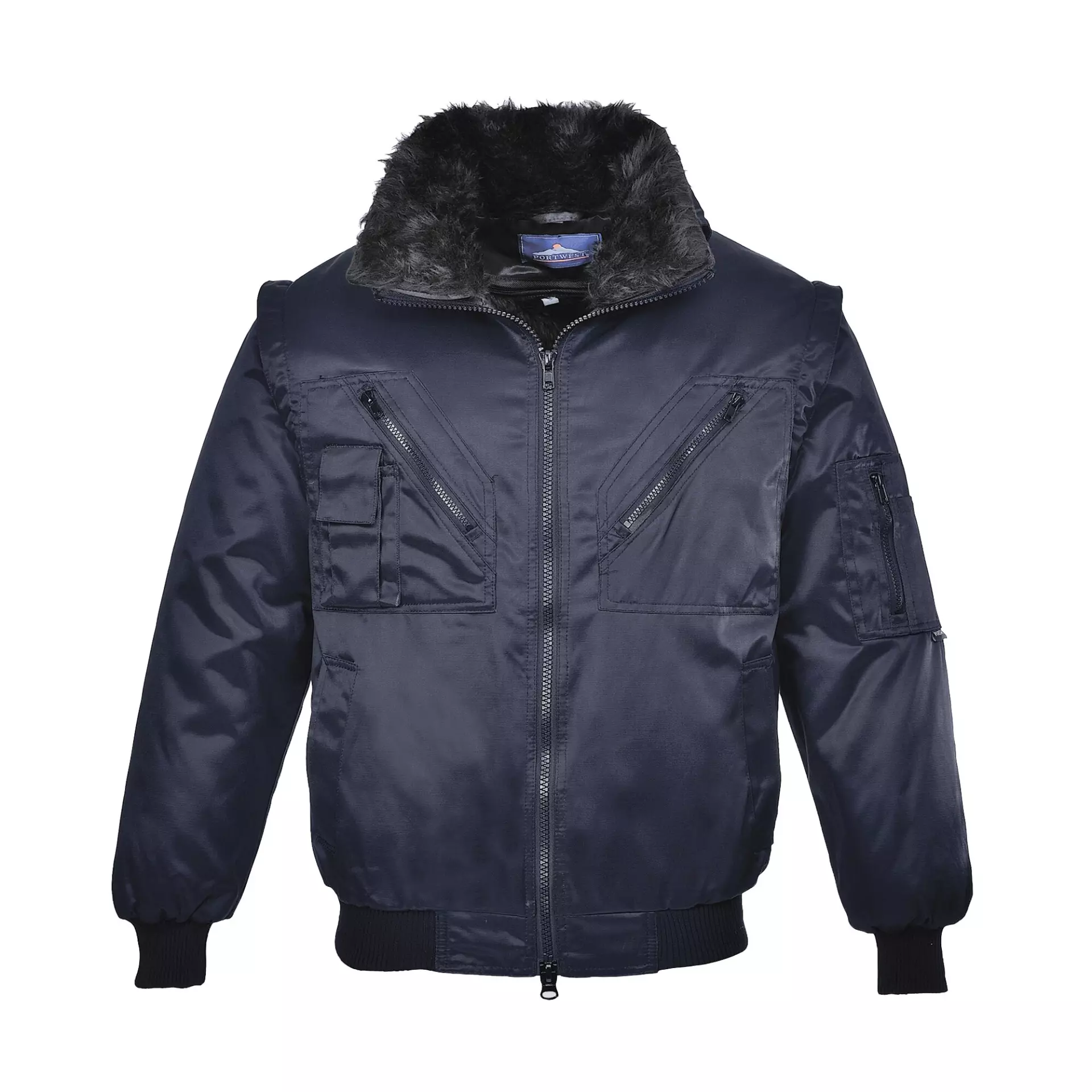 Portwest PJ10NAR, Pilot Jacket, Navy, image 1