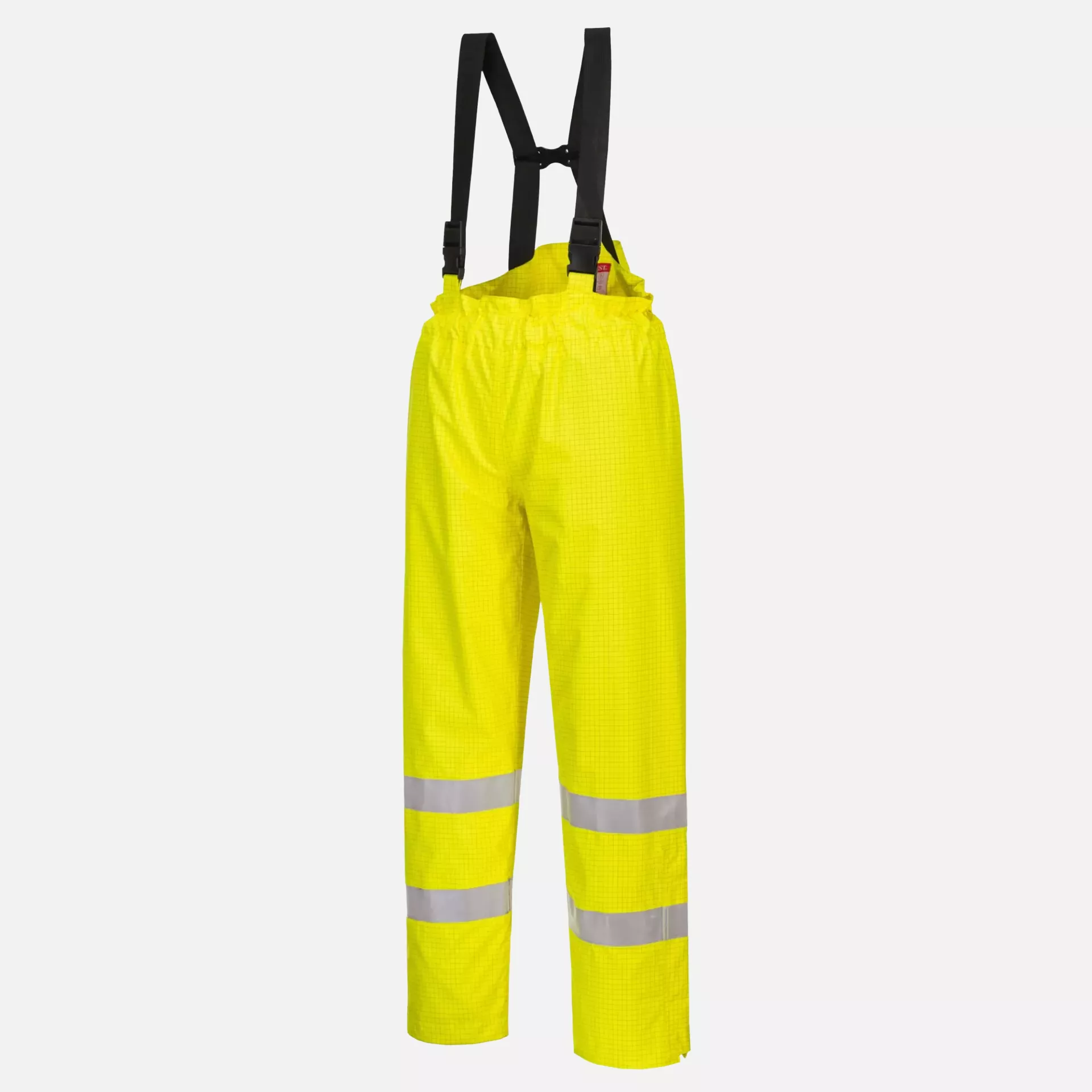 Portwest S781YER, Bizflame Rain Lined Hi-Vis Antistatic FR Trousers, Yellow, image 3