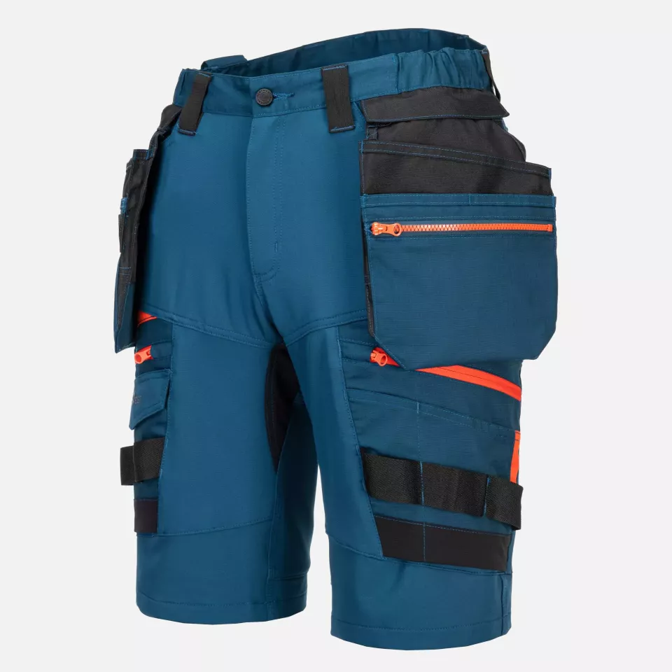 Portwest DX444MBR, DX4 Shorts mit abnehmbaren Holstertaschen, Metroblau, image 3, gallery thumbnail