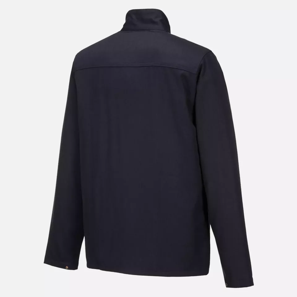 Portwest FR65NAR, Aluflame Work Molten Metal FR Jacket, Navy, image 3, gallery thumbnail
