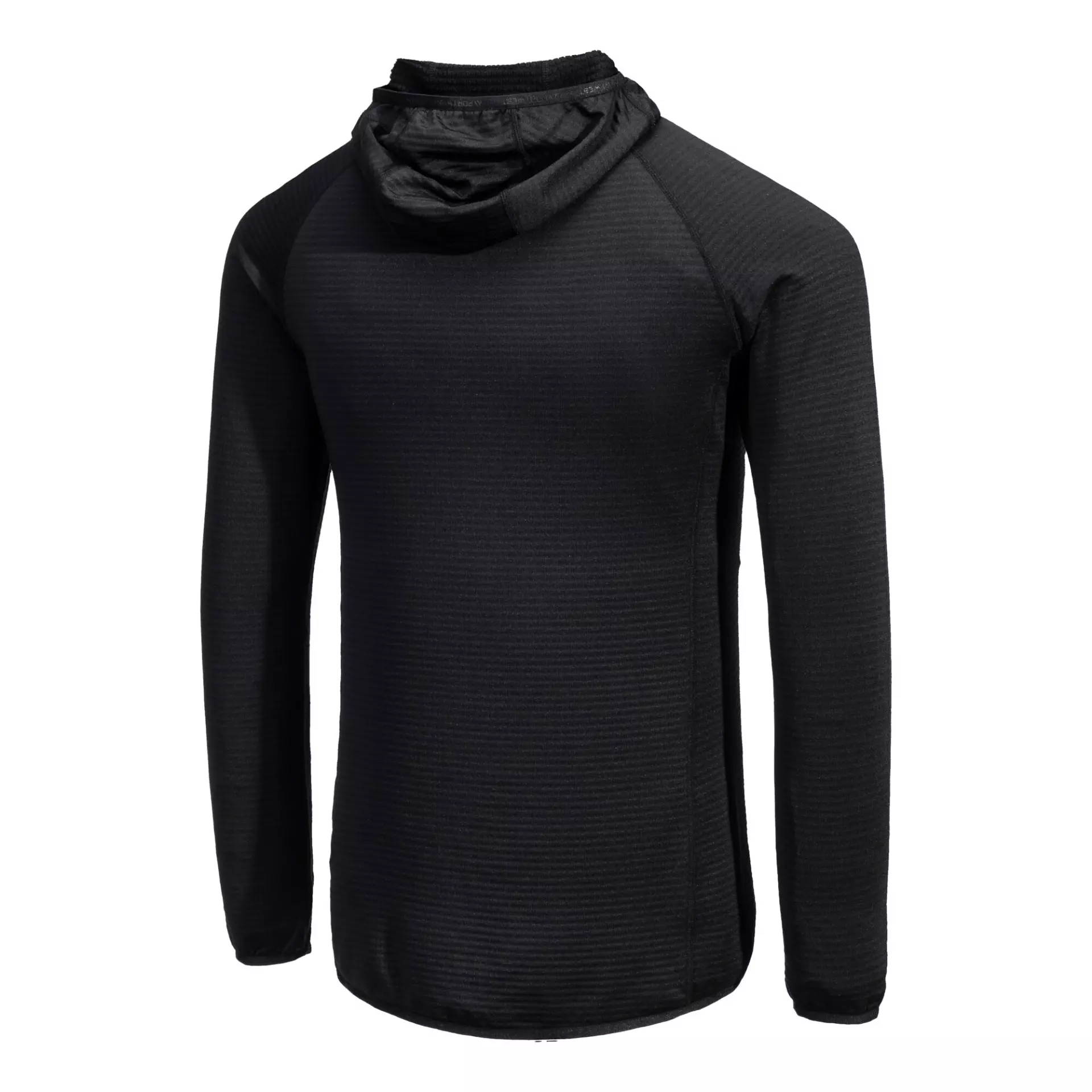 Portwest B191BKR, Waffle Fleece Hooded Baselayer, Black, image 3