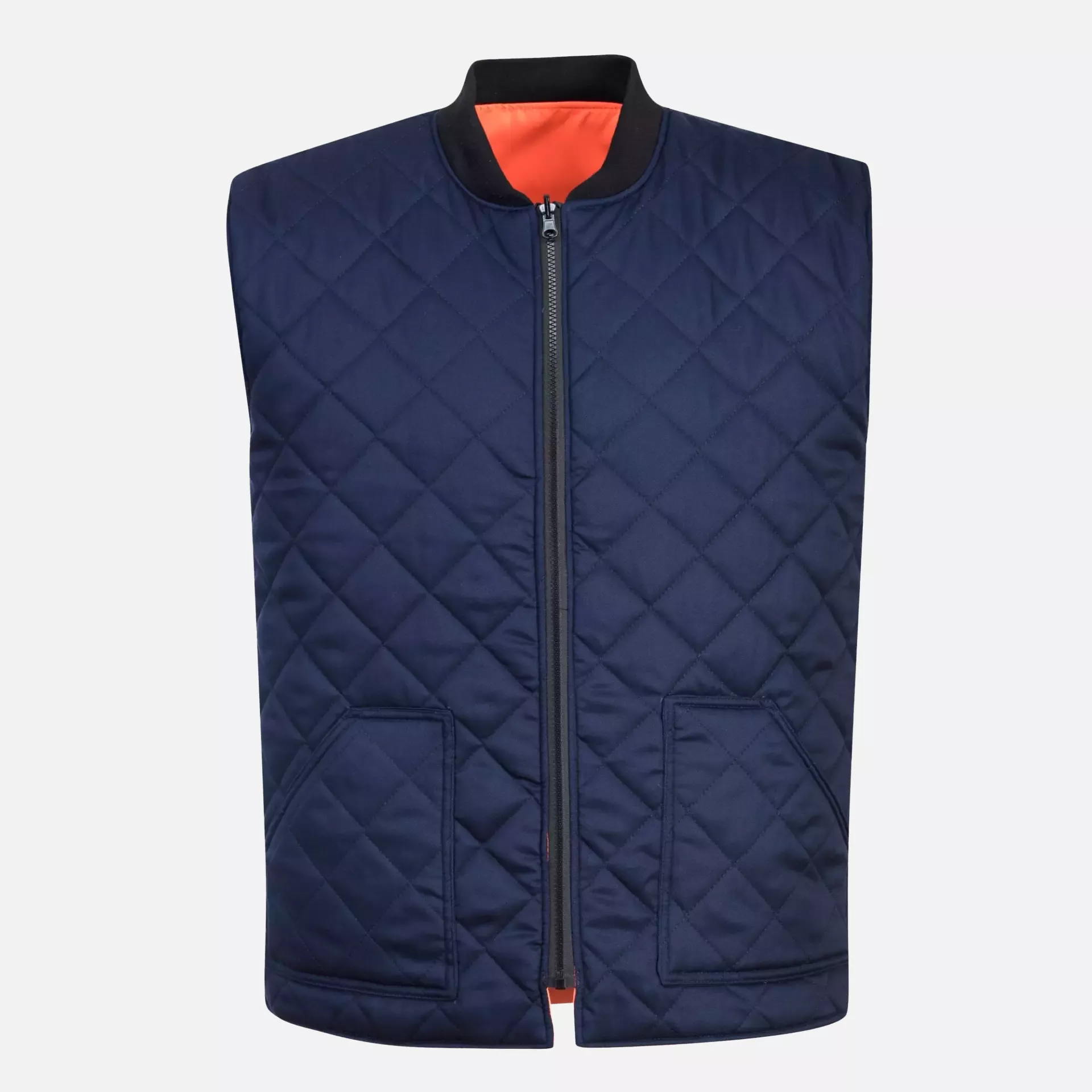Portwest S469ORR, Hi-Vis Reversible Bodywarmer, Orange, image 3
