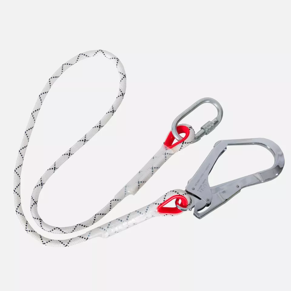 Portwest FP20WHR, Kernmantle 1.5m Restraint Lanyard, White, image 1, gallery thumbnail