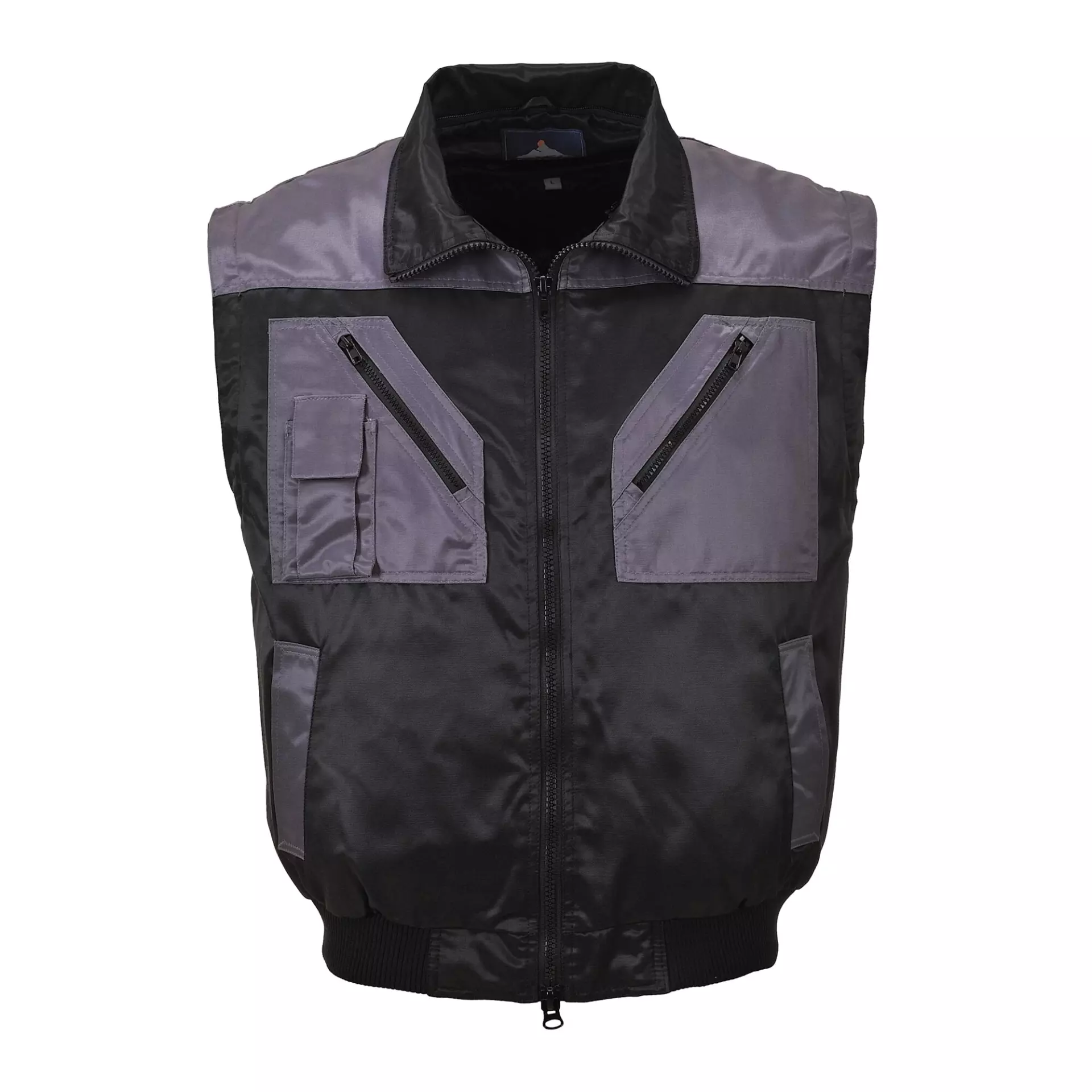 Portwest PJ20BYR, Two Tone Pilot Jacket, Black/Grey, image 4