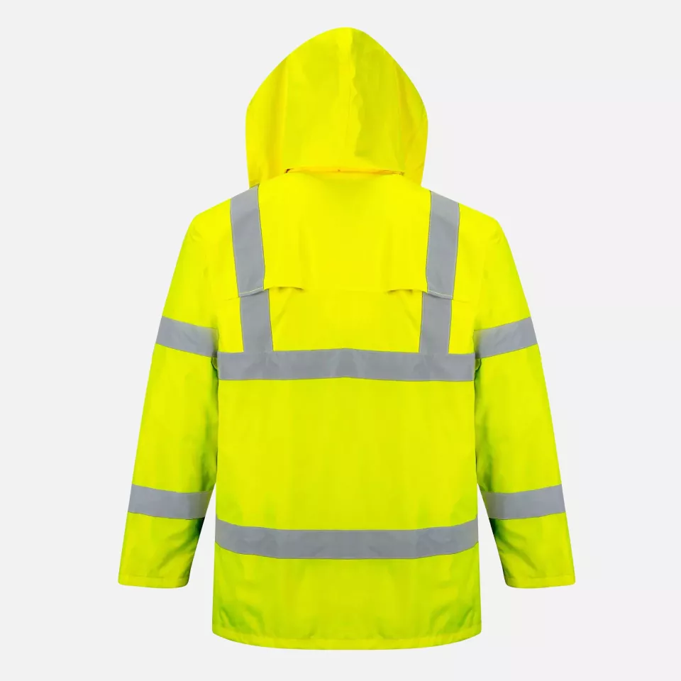 Portwest H440YER, Hi-Vis Rain Jacket, Yellow, image 4, gallery thumbnail