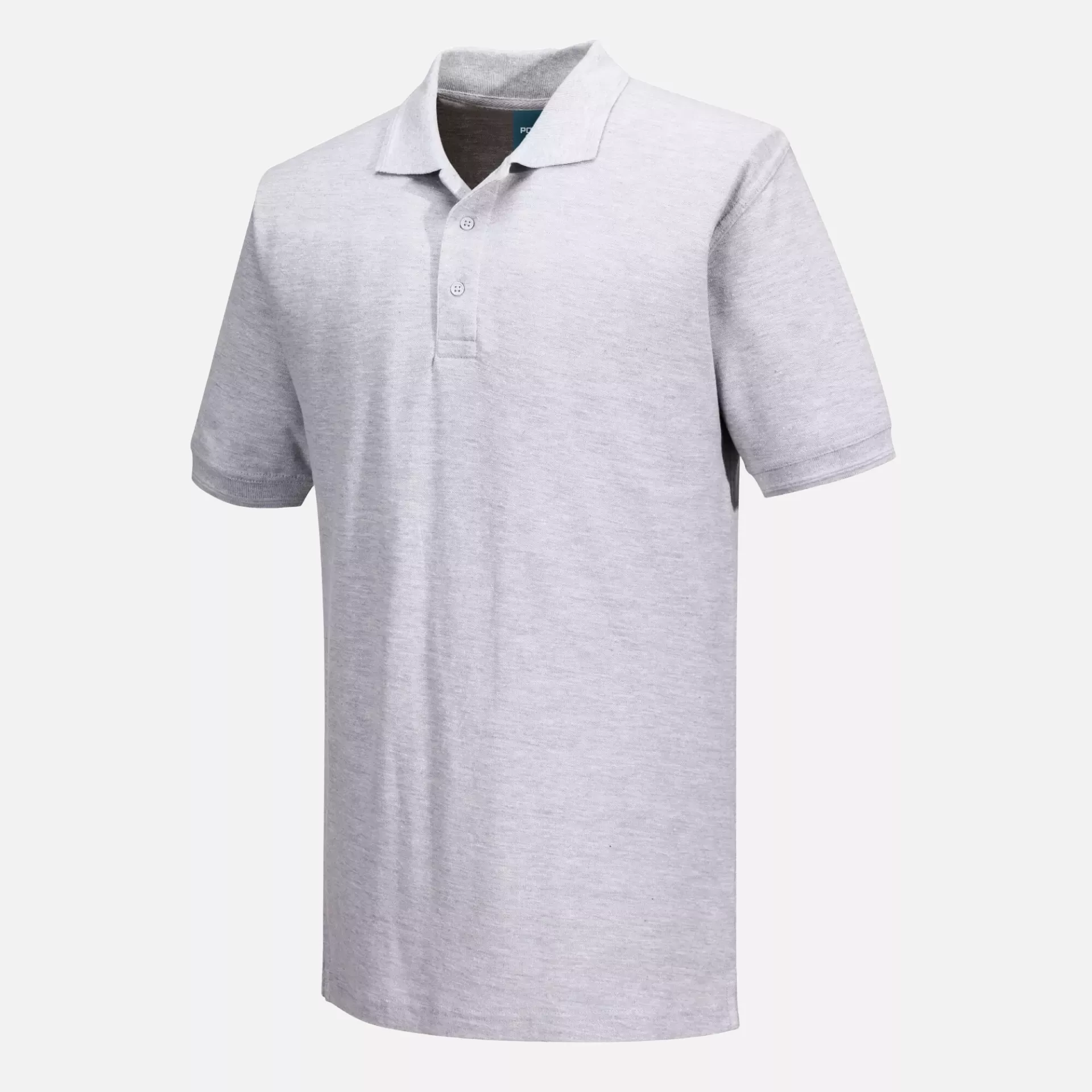 Portwest B210HGR, Naples Polo Shirt S/S, Heather Grey, image 3