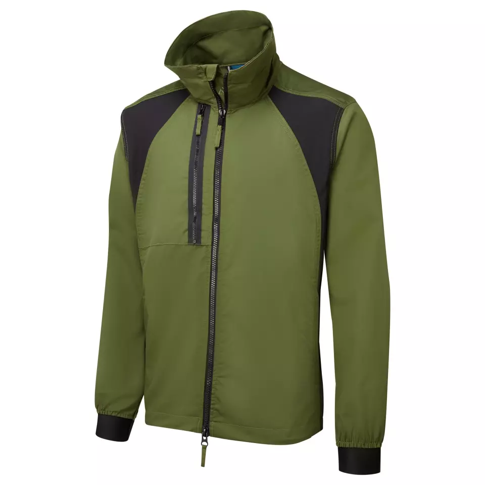 Portwest CD885OGR, WX2 Eco Stretch Work Jacket, Olive Green, image 3, gallery thumbnail