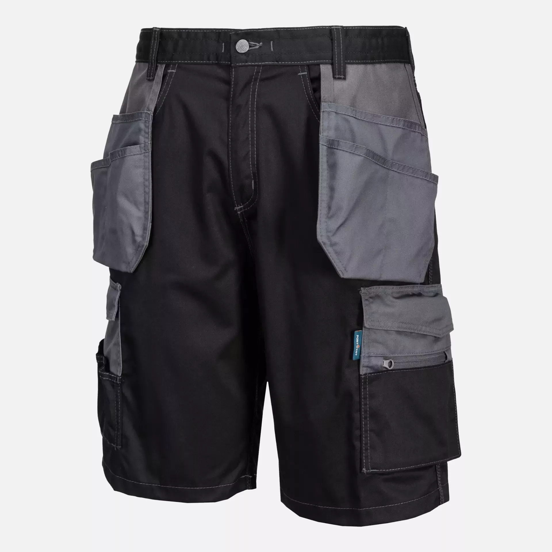 Portwest KS18BZR, Granite Holster Shorts, Black/Zoom Grey, image 4