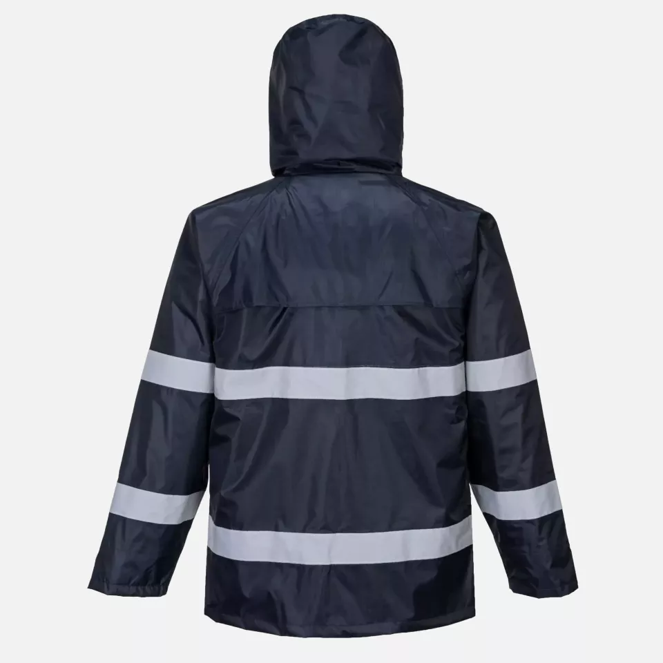 Portwest F440NAR, Classic Iona Rain Jacket, Navy, image 2, gallery thumbnail