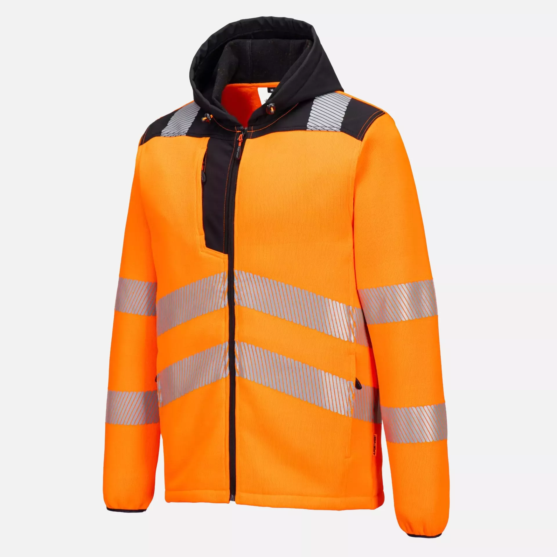 Portwest PW335OBR, Hi-Vis Technical Fleece, Orange/Black, image 4