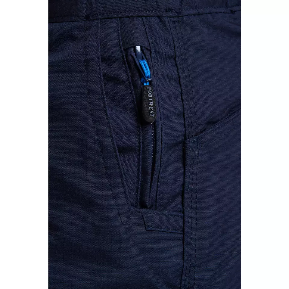 Portwest T802NAR, KX3 Ripstop Trousers, Navy, image 6, gallery thumbnail