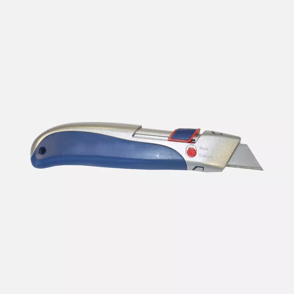 Portwest KN40BLU, Retractable Safety Cutter, Blue, image 1, gallery thumbnail
