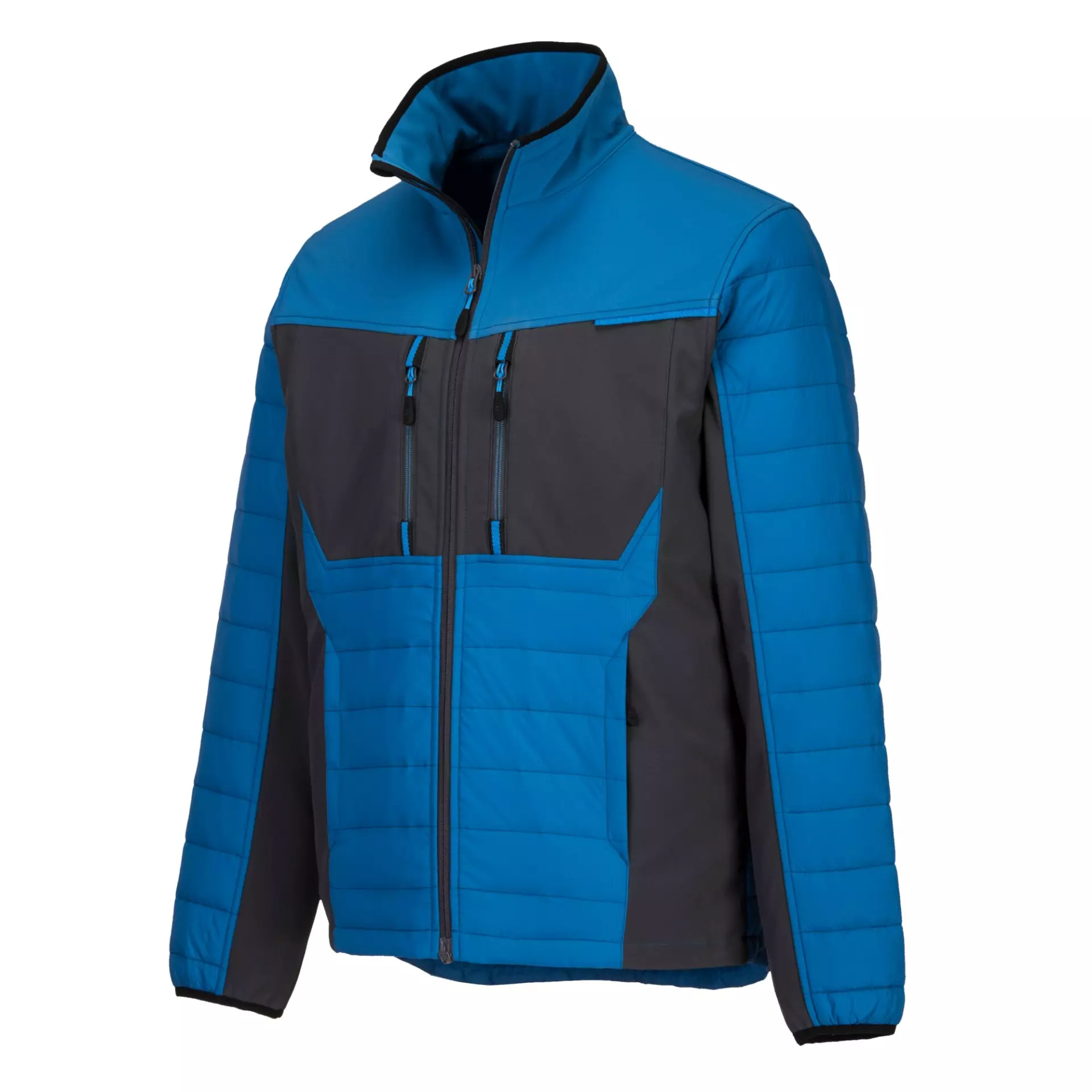 Portwest T752PBR, WX3 Hybrid Baffle Jacket, Persian Blue, image 3