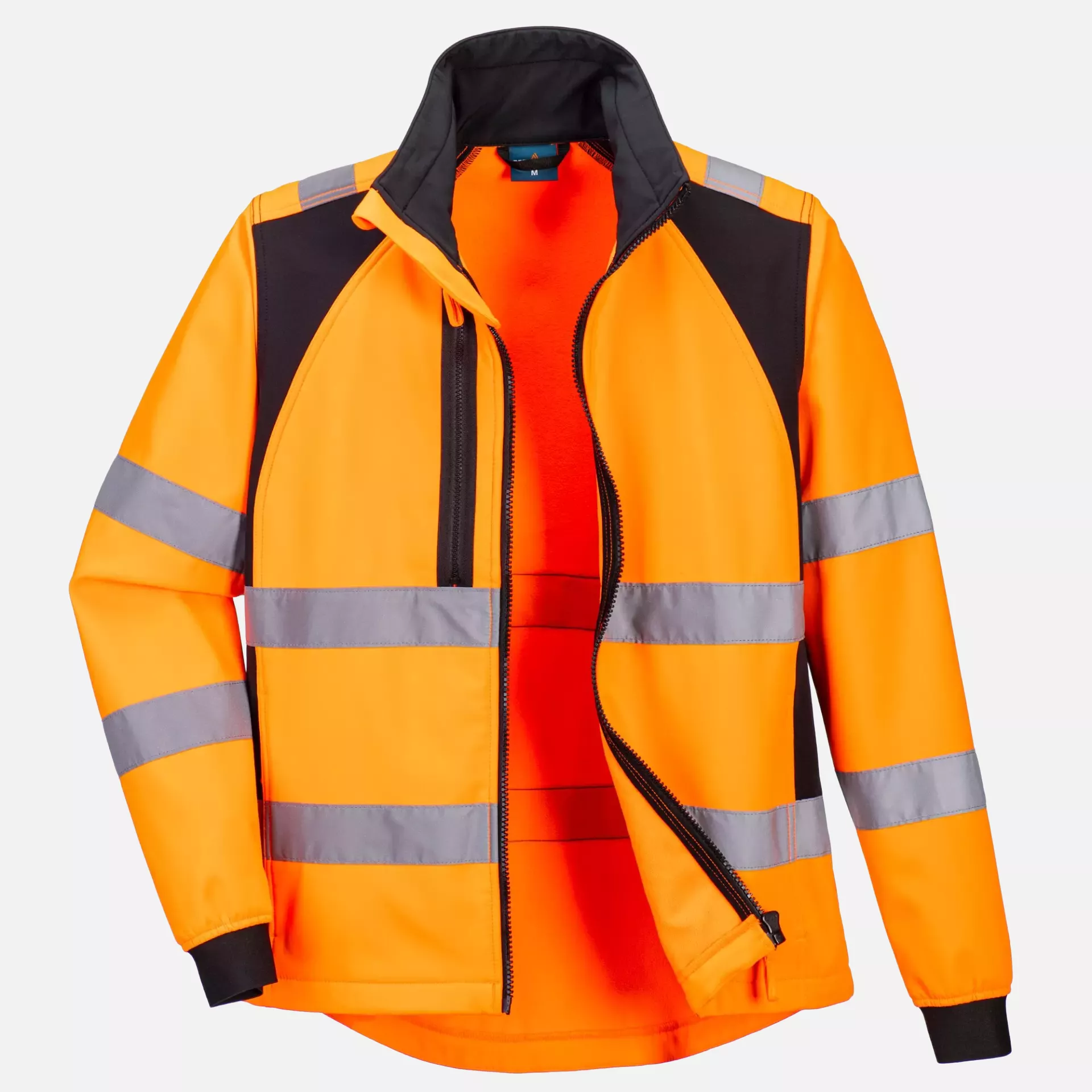 Portwest CD875OBR, WX2 Eco Hi-Vis Softshell (2L), Orange/Black, image 3