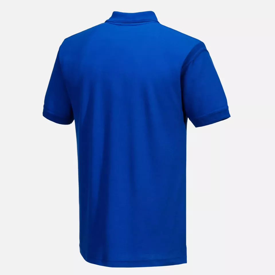 Portwest B210RBR, Naples Polo Shirt S/S, Royal Blue, image 4, gallery thumbnail