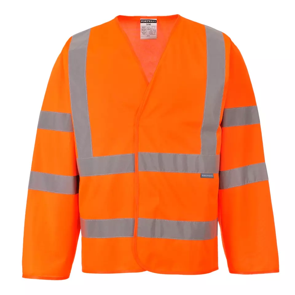 Portwest C473ORR, Hi-Vis Band and Brace Jacket L/S, Orange, image 1, gallery thumbnail