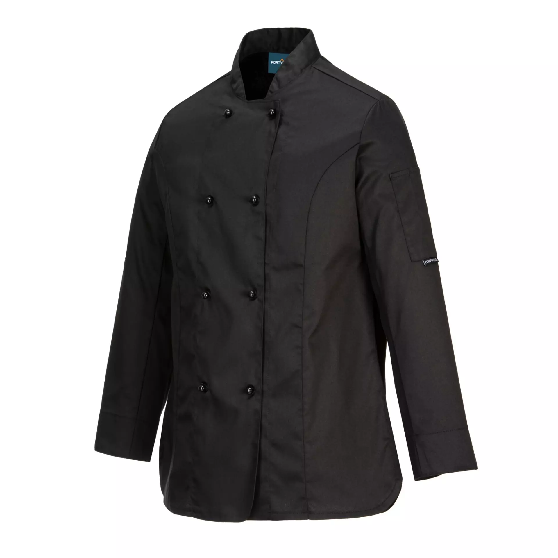 Portwest C837BKR, Chef's Women's MeshAir Rachel Jacket L/S, Black, image 3